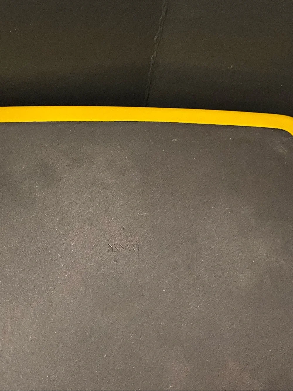 Vintage Dansk Yellow Enamel Kobenstyle Baking Pan